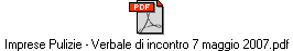Imprese Pulizie - Verbale di incontro 7 maggio 2007.pdf